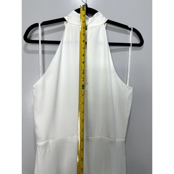 WAYF Women's Off-White Long Dress SIZE: 8 - Picture 7 of 8